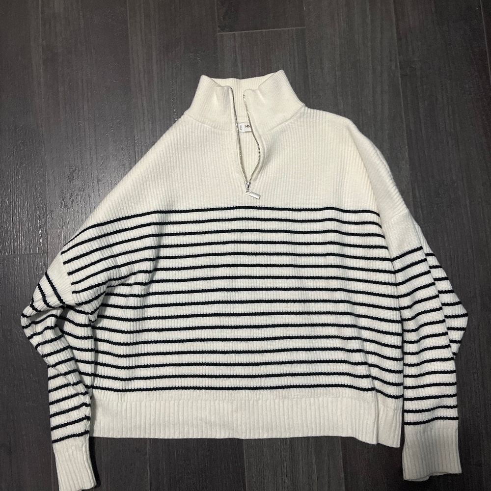 Mango 1/4 zip sweater